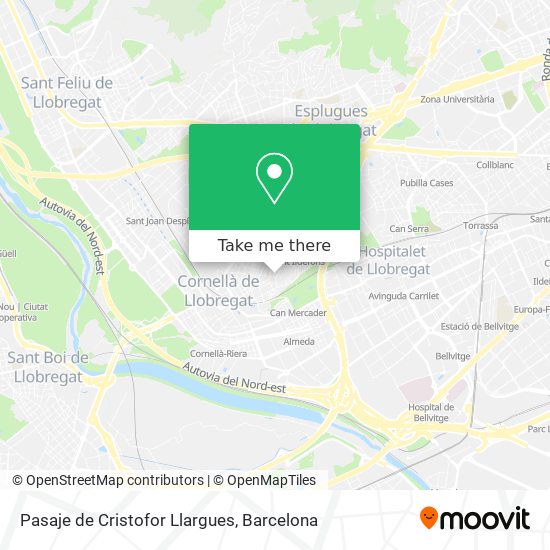 Pasaje de Cristofor Llargues map