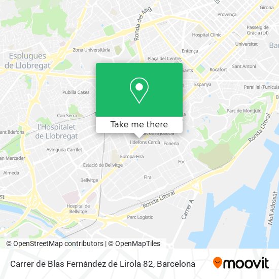 Carrer de Blas Fernández de Lirola 82 map