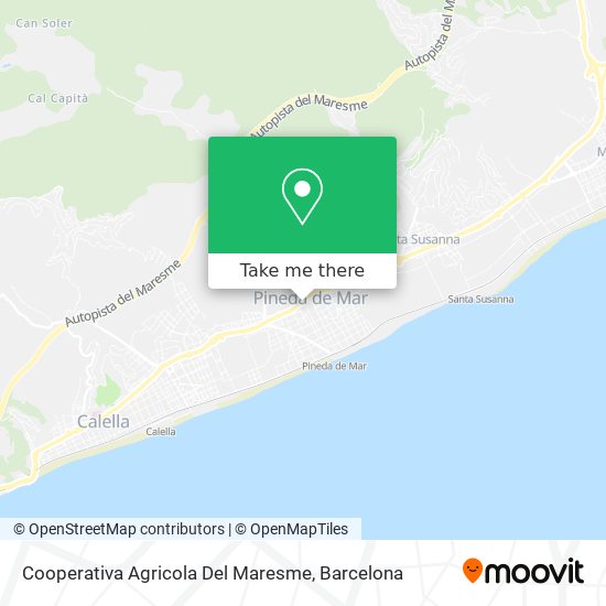 Cooperativa Agricola Del Maresme map