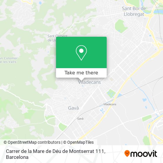 Carrer de la Mare de Déu de Montserrat 111 map