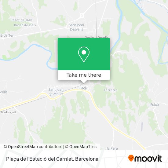 Plaça de l'Estació del Carrilet map