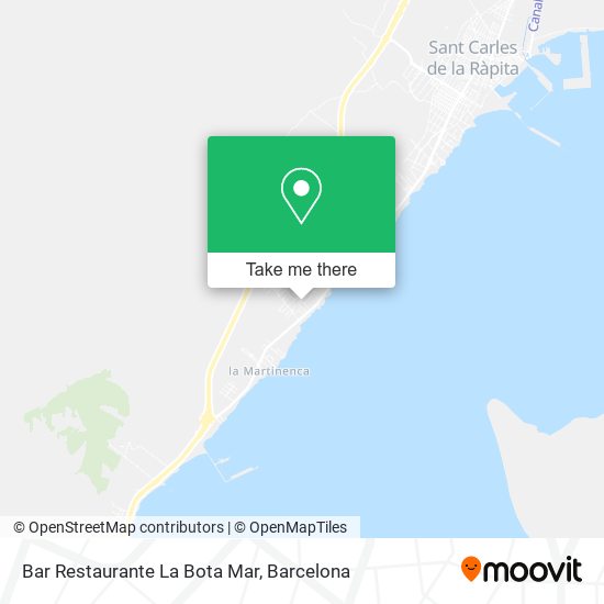 Bar Restaurante La Bota Mar map