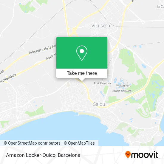Amazon Locker-Quico map
