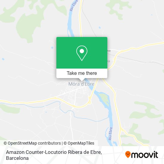 Amazon Counter-Locutorio Ribera de Ebre map