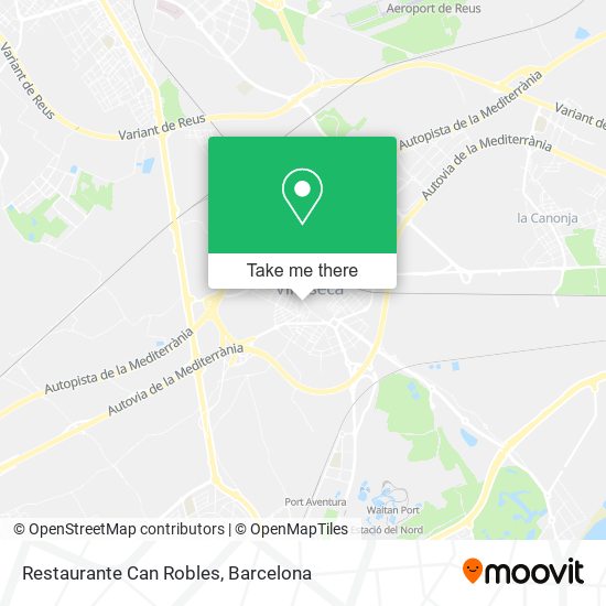 Restaurante Can Robles map