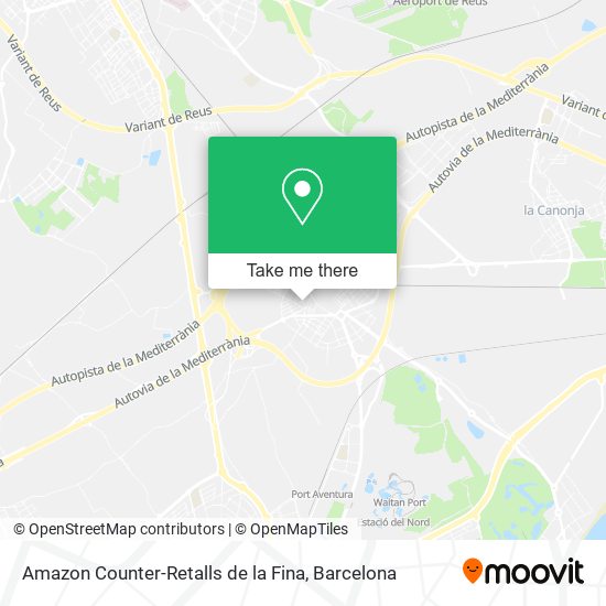 Amazon Counter-Retalls de la Fina map