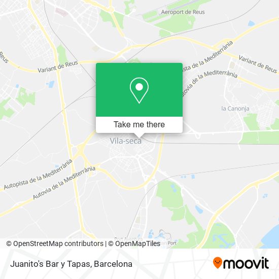 Juanito's Bar y Tapas map