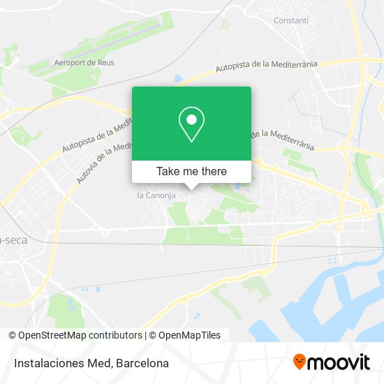 Instalaciones Med map