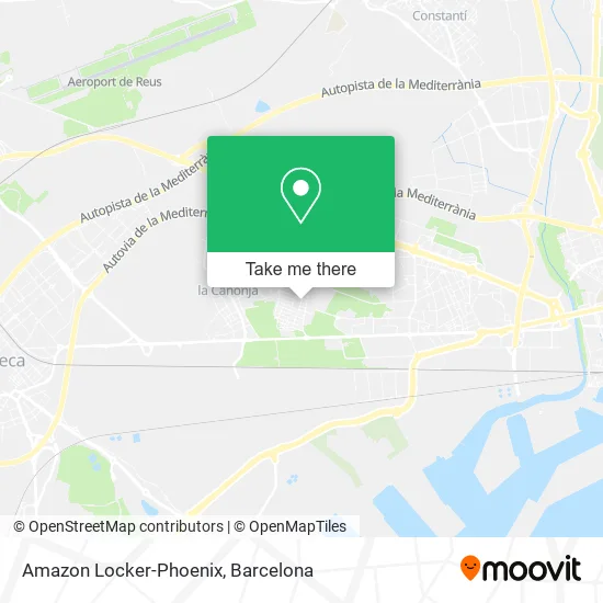 Amazon Locker-Phoenix map