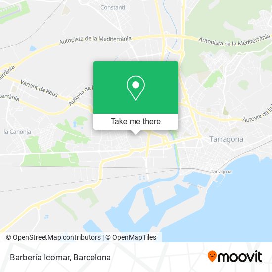 Barbería Icomar map