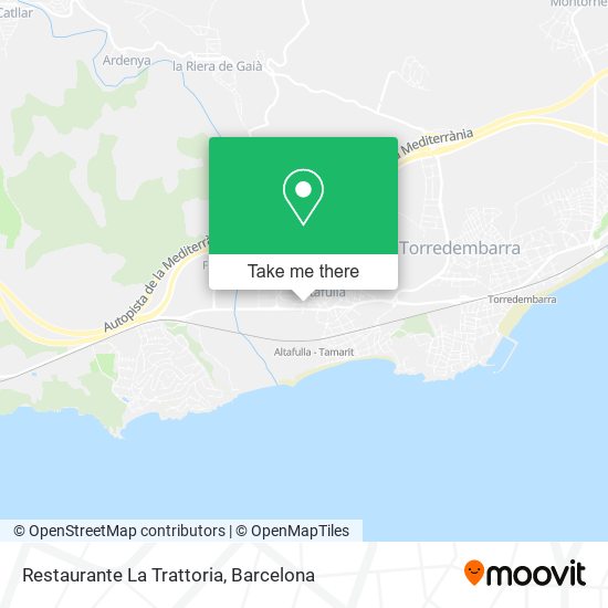 Restaurante La Trattoria map