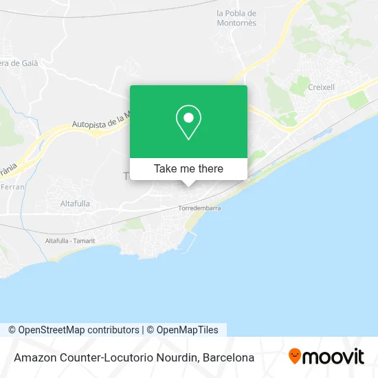 Amazon Counter-Locutorio Nourdin map