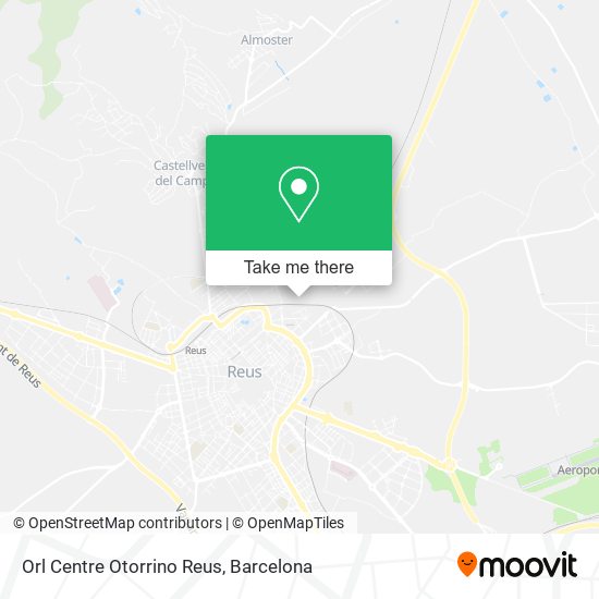 Orl Centre Otorrino Reus map