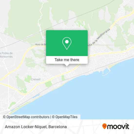 Amazon Locker-Níquel map