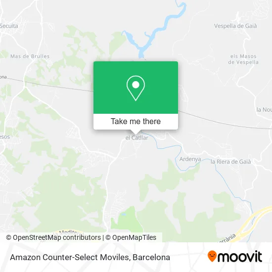 Amazon Counter-Select Moviles map