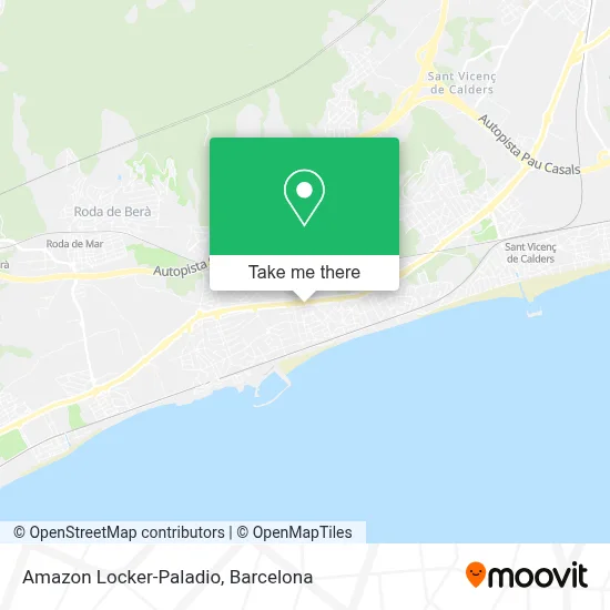 Amazon Locker-Paladio map