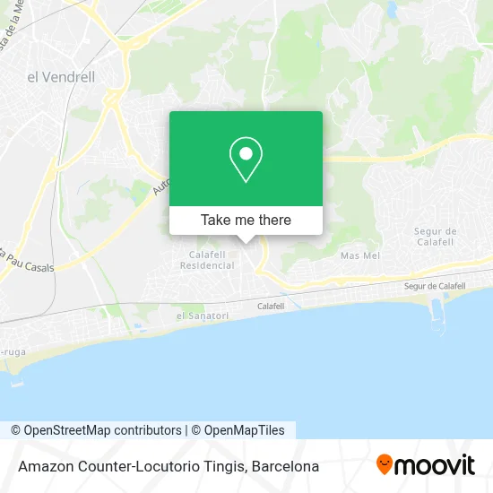 Amazon Counter-Locutorio Tingis map