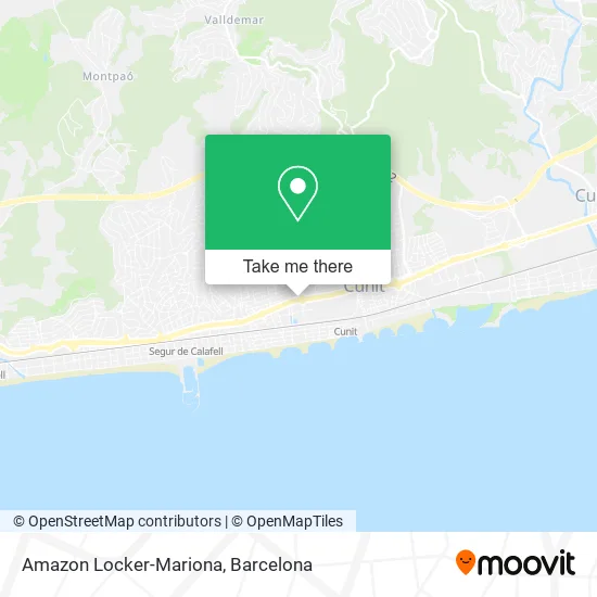 Amazon Locker-Mariona map