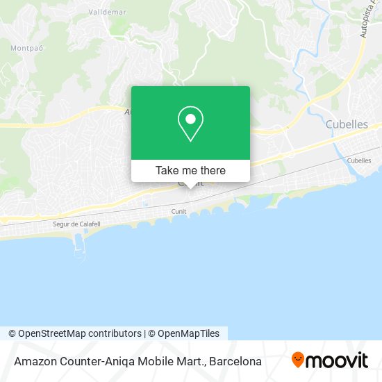 mapa Amazon Counter-Aniqa Mobile Mart.