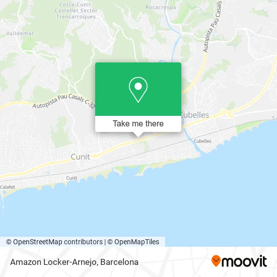 Amazon Locker-Arnejo map