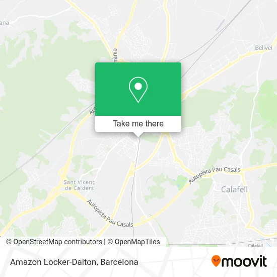 Amazon Locker-Dalton map