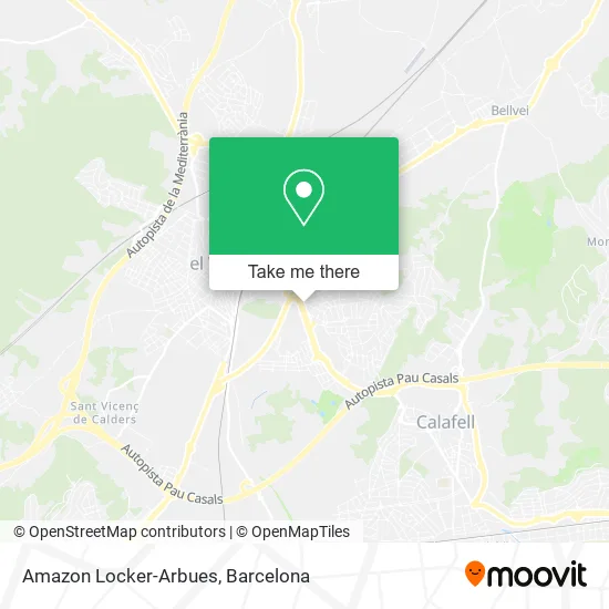 Amazon Locker-Arbues map