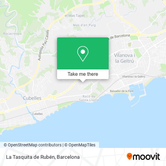 La Tasquita de Rubén map
