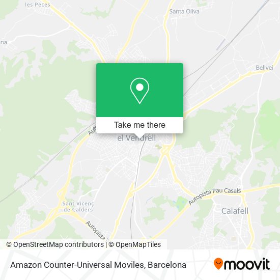 Amazon Counter-Universal Moviles map