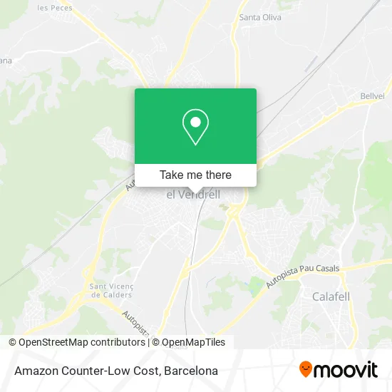 Amazon Counter-Low Cost map