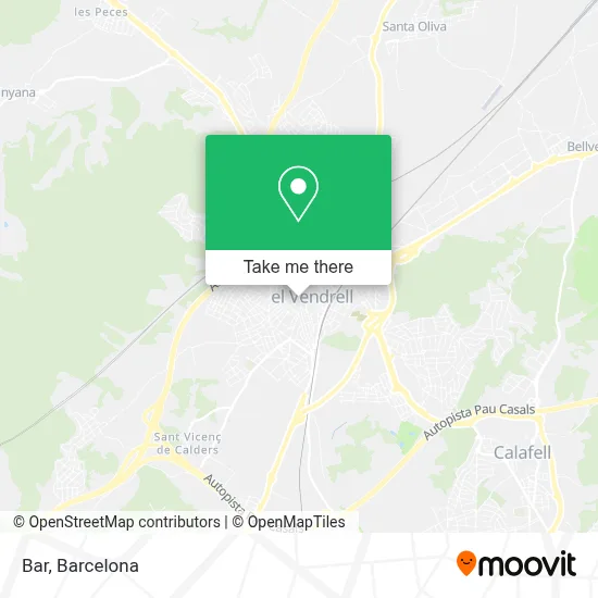 Bar map