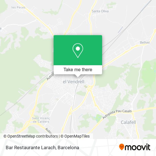 Bar Restaurante Larach map