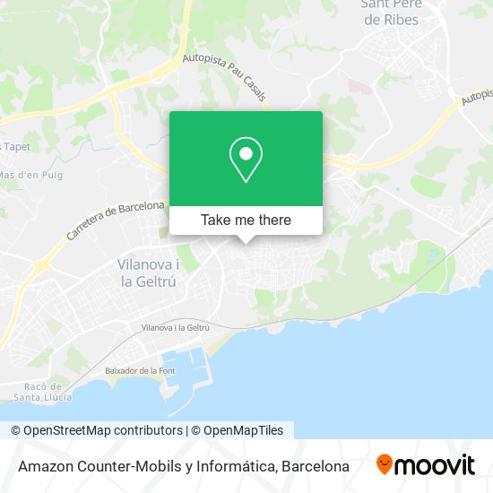 Amazon Counter-Mobils y Informática map