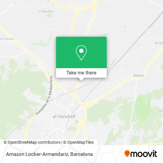 Amazon Locker-Armendariz map