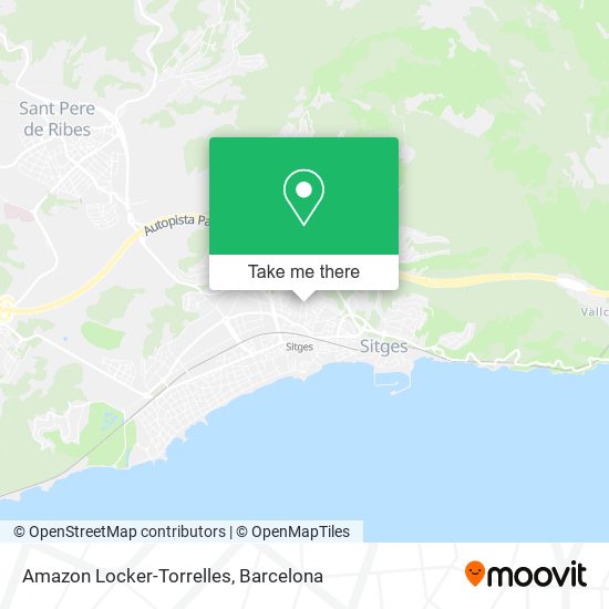 Amazon Locker-Torrelles map