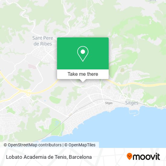 Lobato Academia de Tenis map