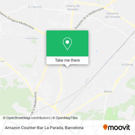 Amazon Counter-Bar La Parada map