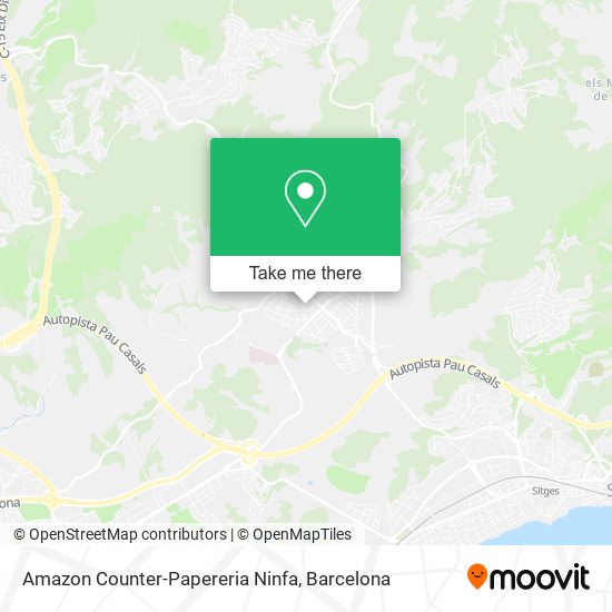 Amazon Counter-Papereria Ninfa map