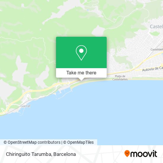 Chiringuito Tarumba map