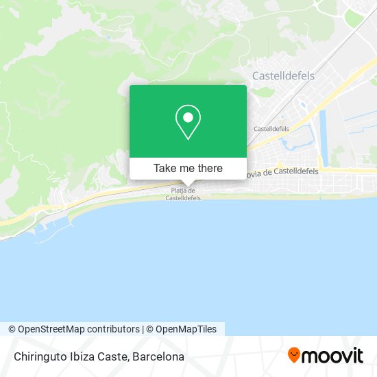Chiringuto Ibiza Caste map