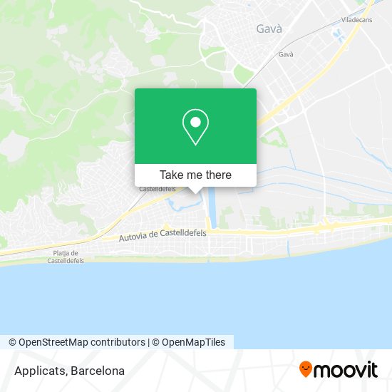 Applicats map