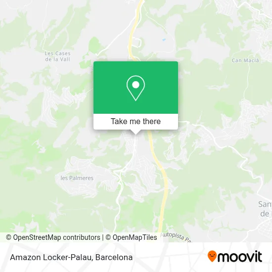 Amazon Locker-Palau map