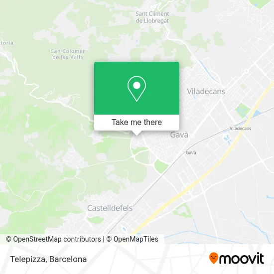 Telepizza map