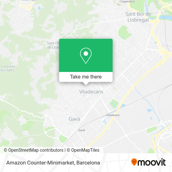 Amazon Counter-Minimarket map