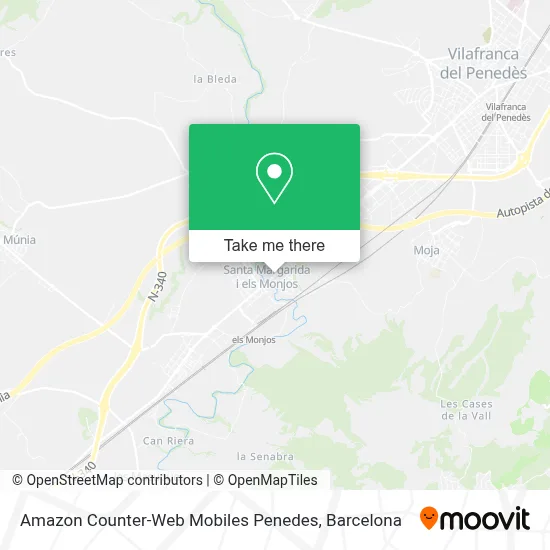 Amazon Counter-Web Mobiles Penedes map