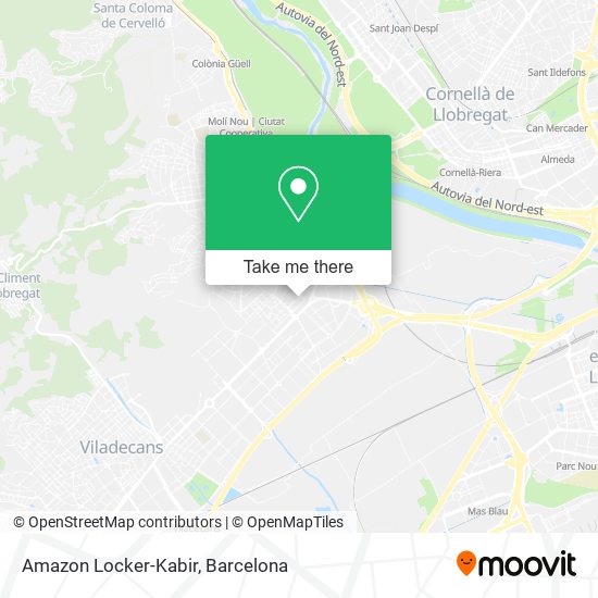 Amazon Locker-Kabir map