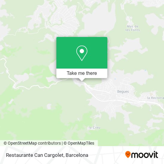 Restaurante Can Cargolet map