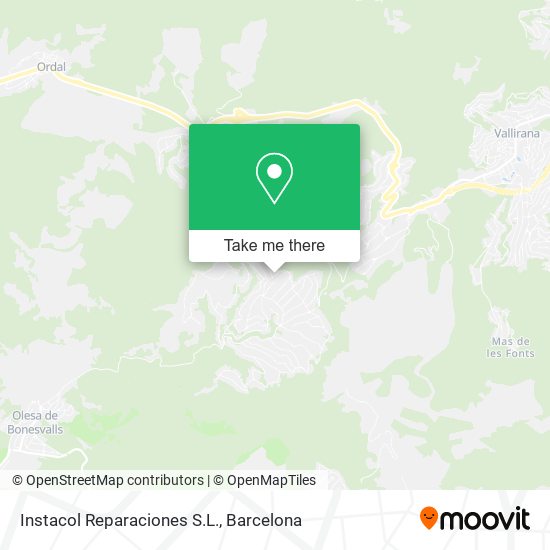 Instacol Reparaciones S.L. map