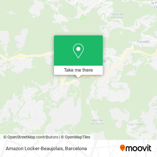 Amazon Locker-Beaujolais map