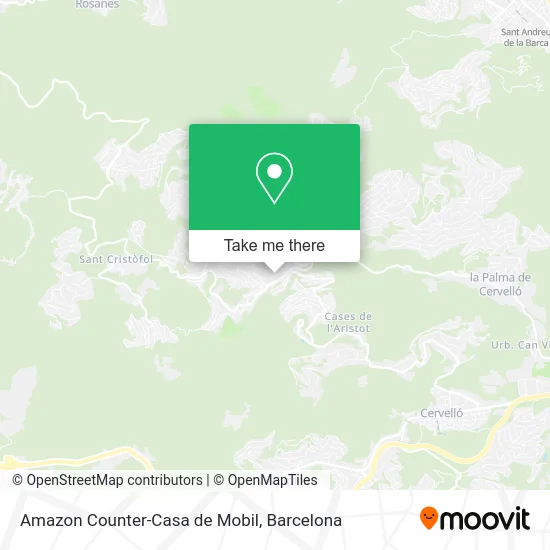 Amazon Counter-Casa de Mobil map