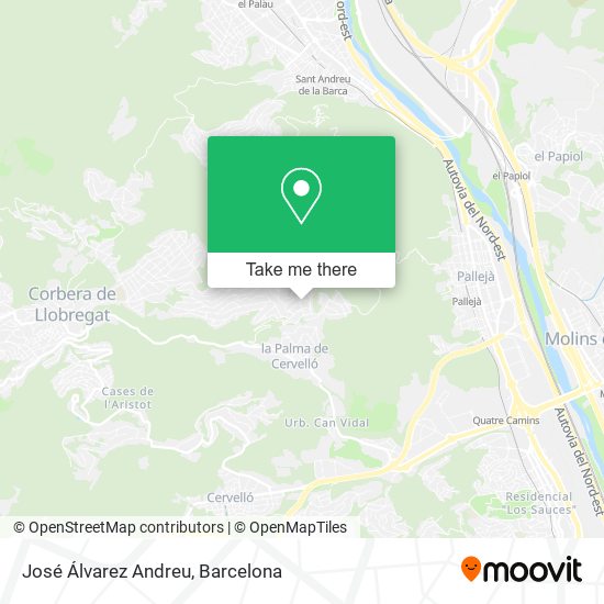 José Álvarez Andreu map